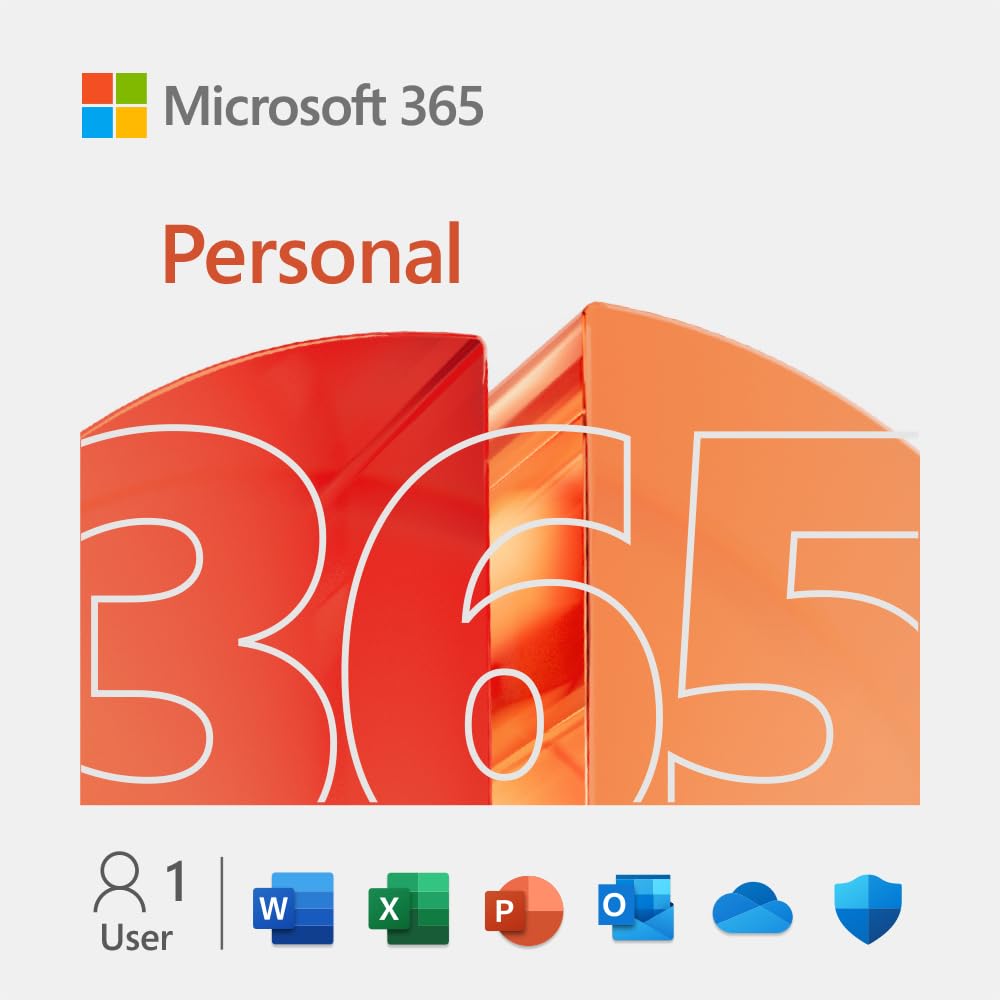 Microsoft 365 Personal – 1 TB of Cloud Storage